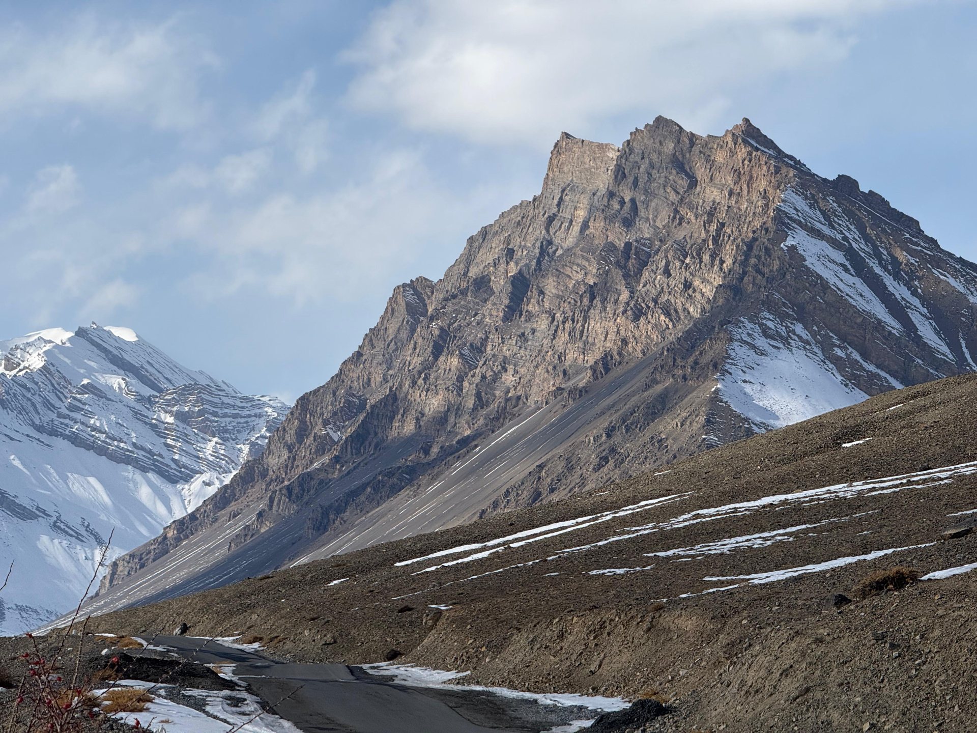 Spiti Valley mountain road, Himachal Pradesh