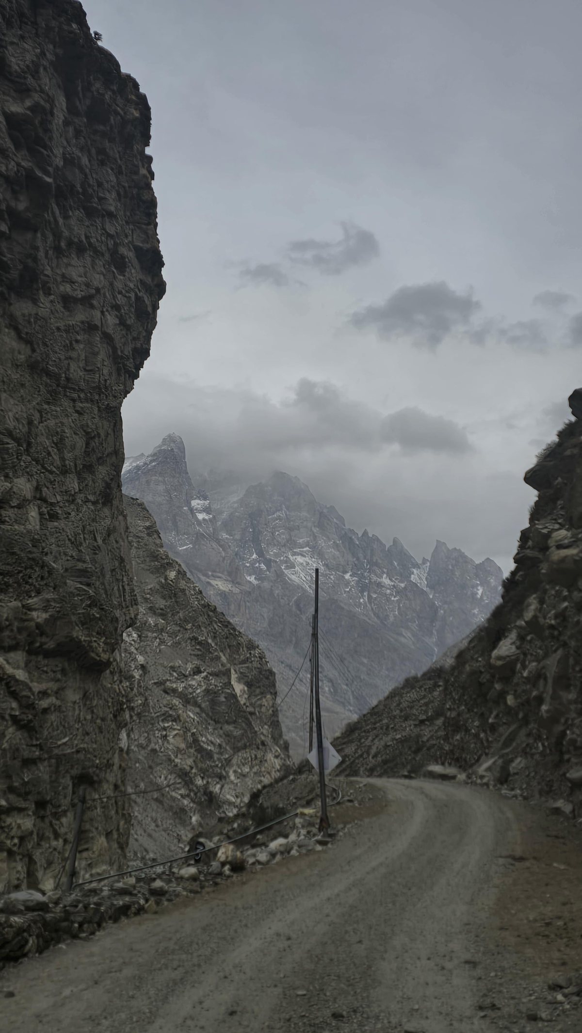 Misty mountain road &mdash; White Hawk Expeditions